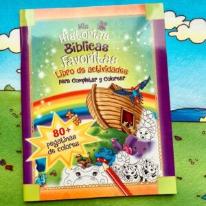 LIBRO DE ACTIVIDADES Y PEGATINAS Mis Historias Bíblicas favoritas