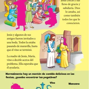 LIBRO DE PEGATINAS Los Milagros de Jesús