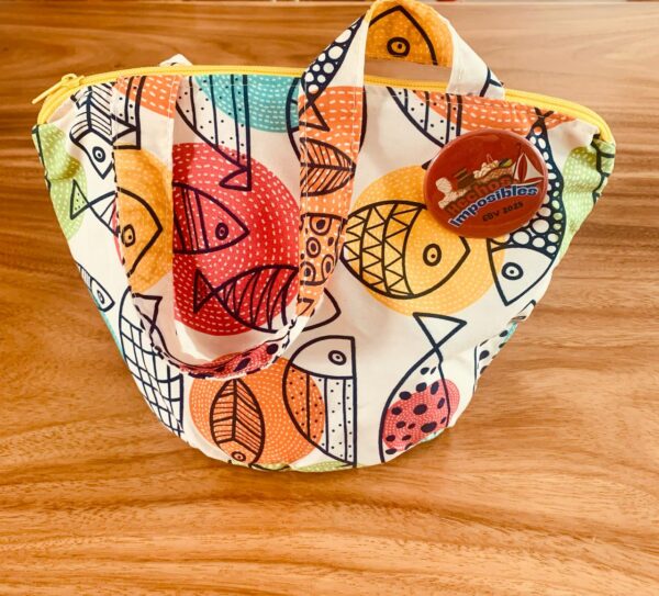 BOLSA PEZ TELA PARA NIÑA - Imagen 2