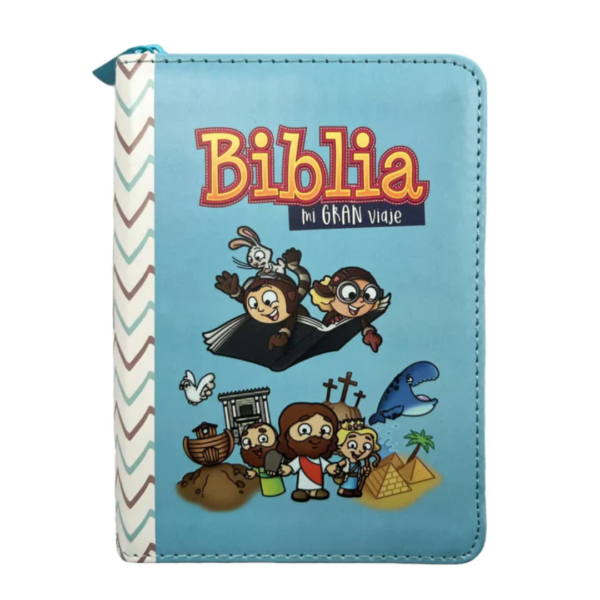 BIBLIA AZUL Mi gran viaje/con cierre