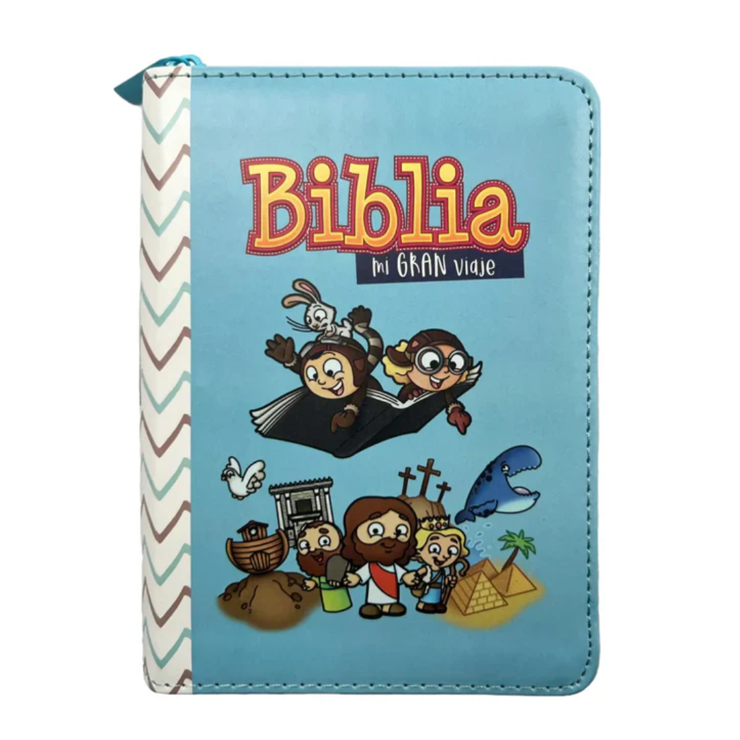 BIBLIA AZUL Mi gran viaje/con cierre