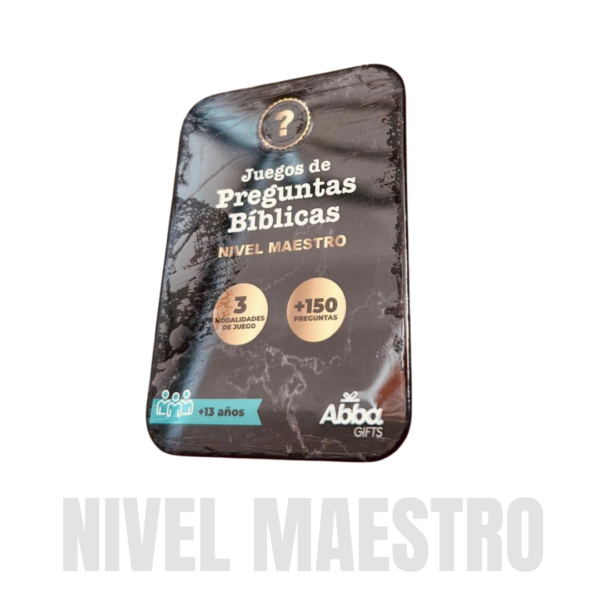 JUEGO DE PREGUNTAS BÍBLICAS -Nivel maestro