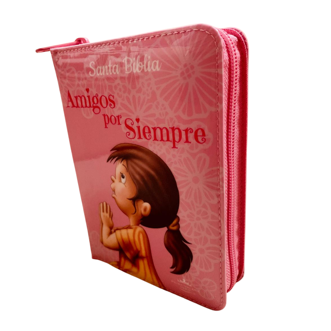 BIBLIA AMIGOS POR SIEMPRE -Con cierre/Niñas
