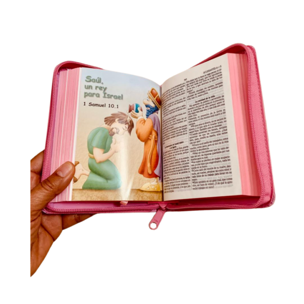 BIBLIA AMIGOS POR SIEMPRE -Con cierre/Niñas - Imagen 3