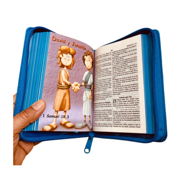 BIBLIA AMIGOS POR SIEMPRE -Con cierre/Niños - Imagen 3