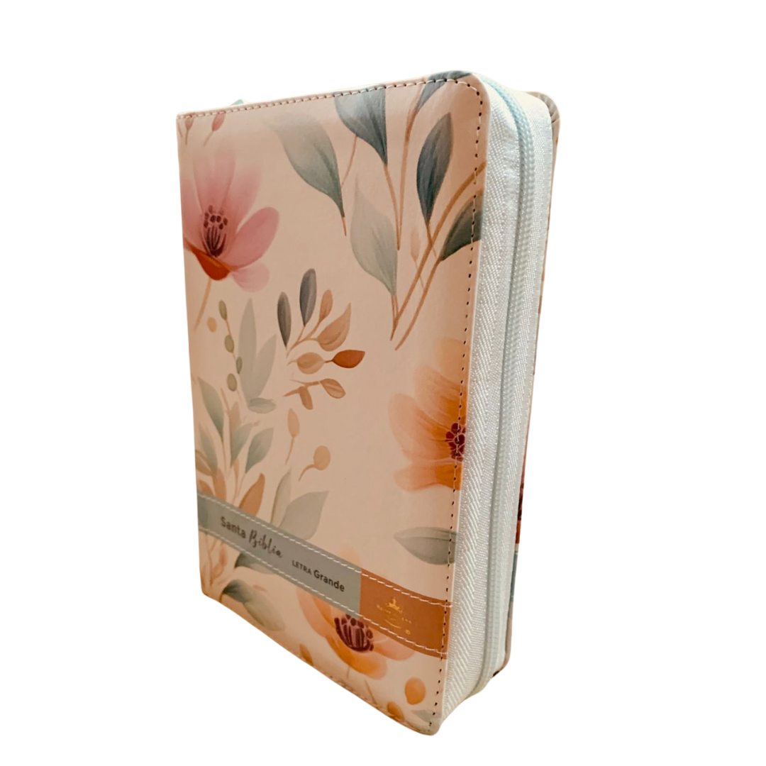 BIBLIA LETRA GRANDE FLORES/ Cierre