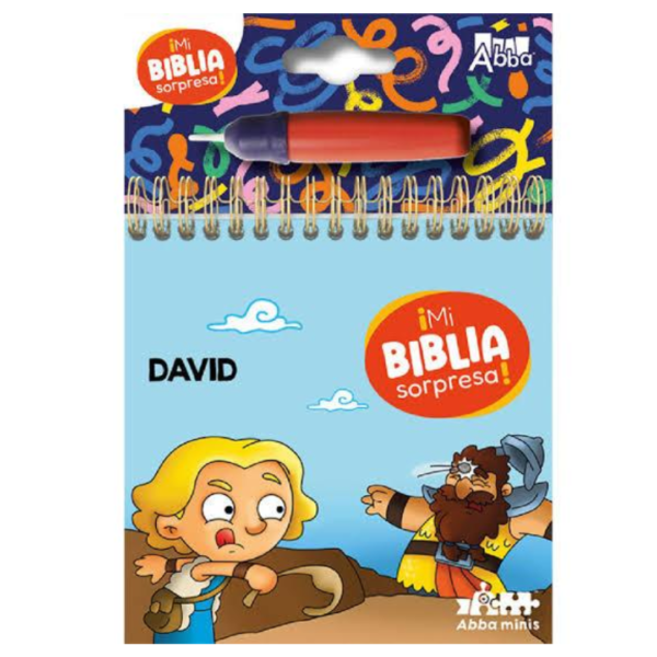 DAVID ¡Mi Biblia sorpresa! para pintar con agua