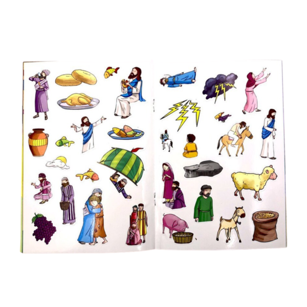 LIBRO DE PEGATINAS Los Milagros de Jesús - Imagen 4