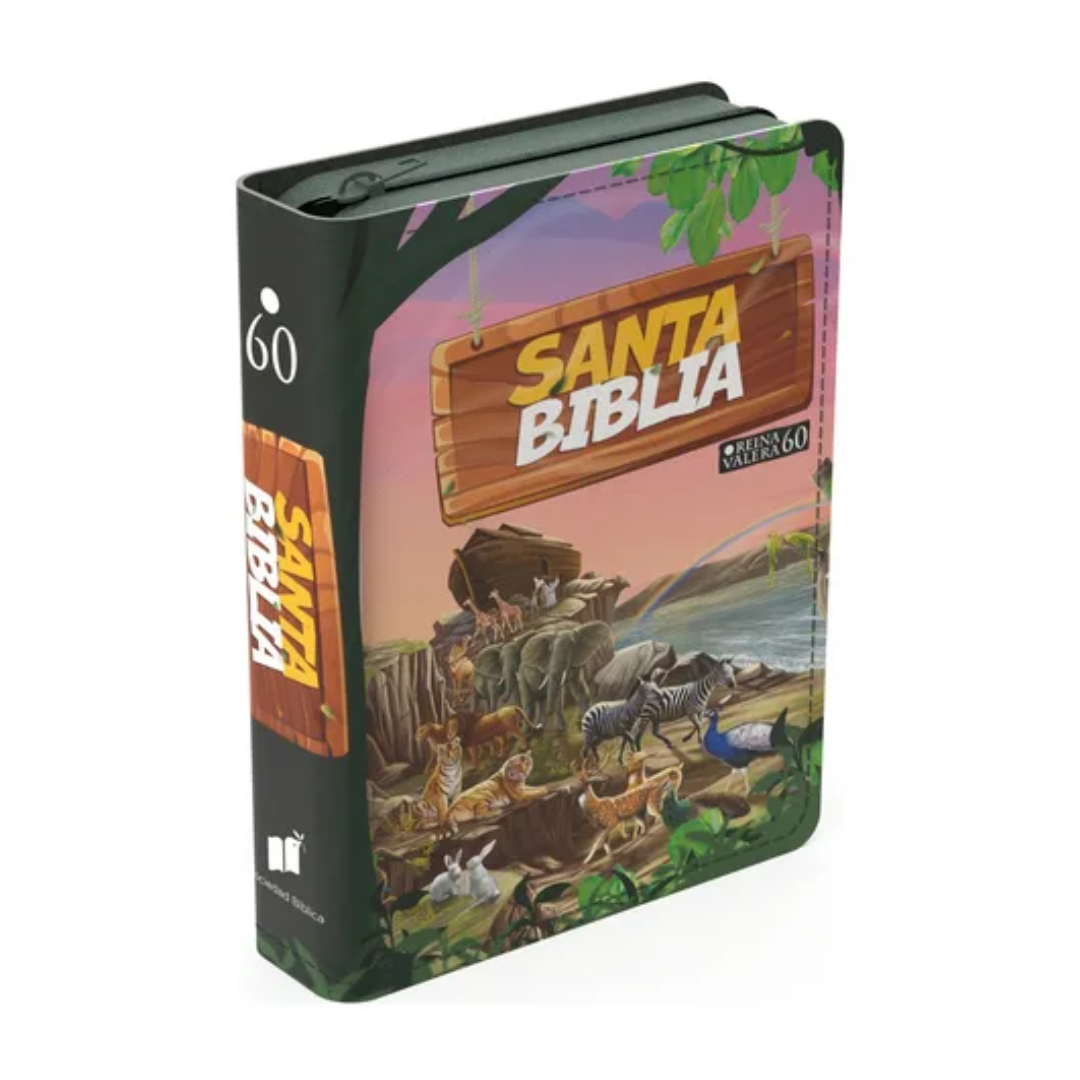 BIBLIA ILUSTRADA COMPACTA CON CIERRE