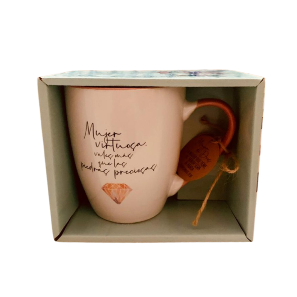 TAZA COLECCIÓN EXCELENCIA -Mujer de Dios - Imagen 2