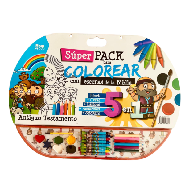 SUPER PACK PARA COLOREAR GIGANTE -Antiguo Testamento