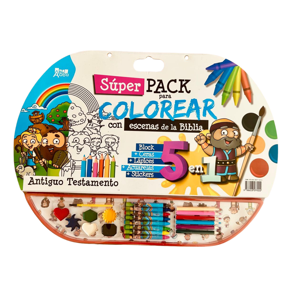 SUPER PACK PARA COLOREAR GIGANTE -Antiguo Testamento