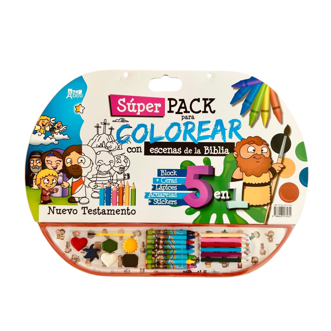 SUPER PACK GIGANTE PARA COLOREAR – Nuevo Testamento