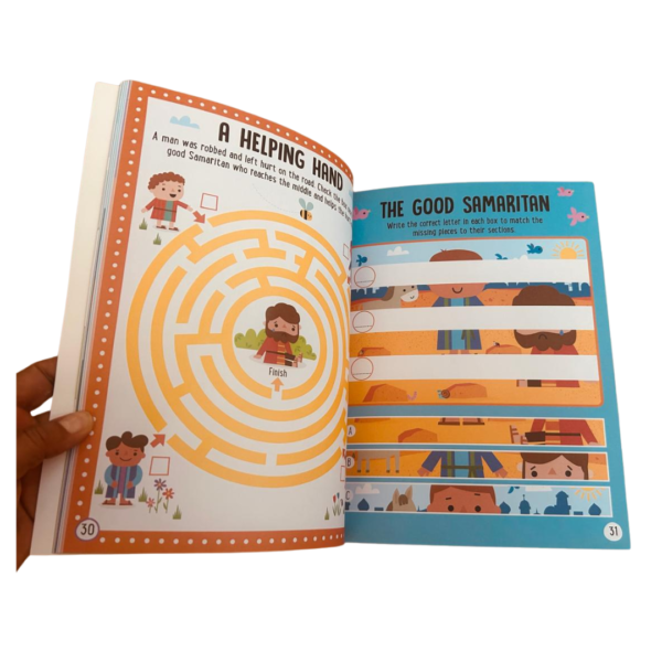 MY BIBLE STORIES -Activity Book para niñas - Imagen 3