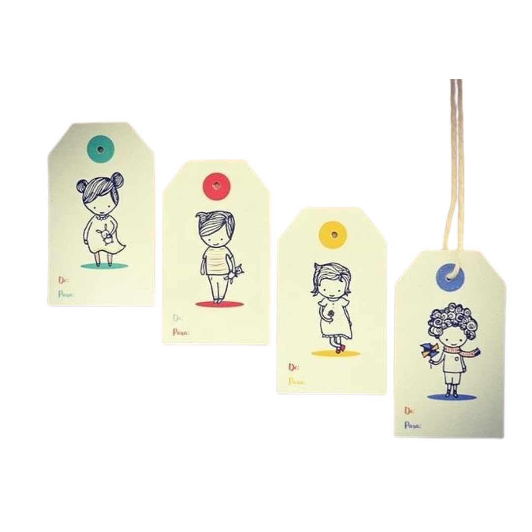 ETIQUETAS PARA REGALO NIÑOS
