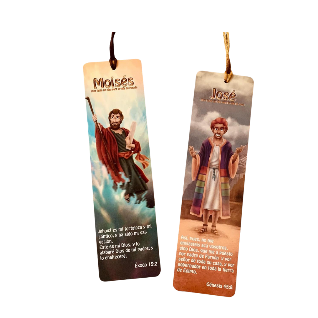 MARCA PÁGINAS -PERSONAJES DE LA BIBLIA