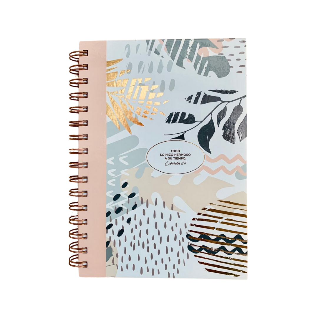 CUADERNO CON ESPIRAL “Todo lo hizo…