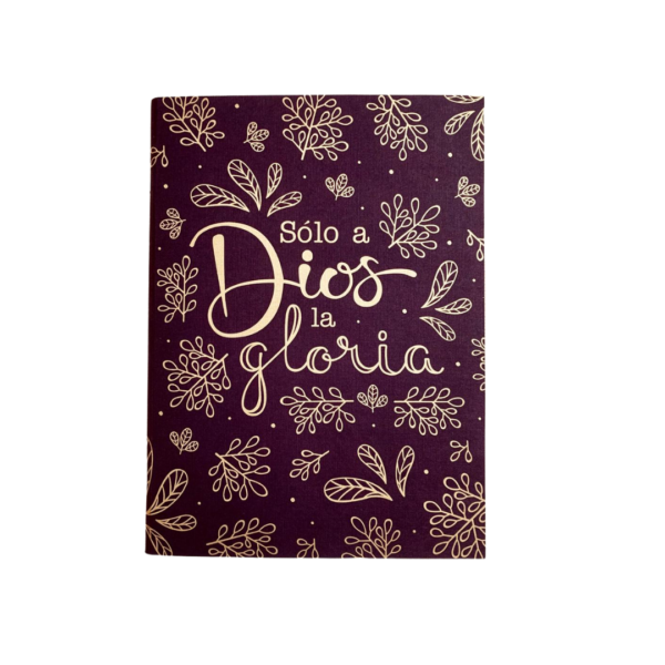 CUADERNO "SOLO A DIOS LA GLORIA"