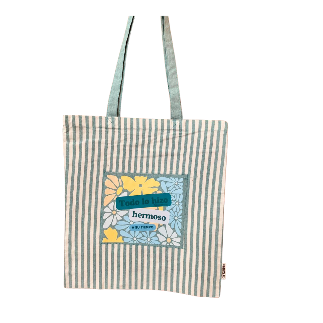 BOLSA DE TELA -“TODO LO HIZO HERMOSO” Eclesiastés 3:11