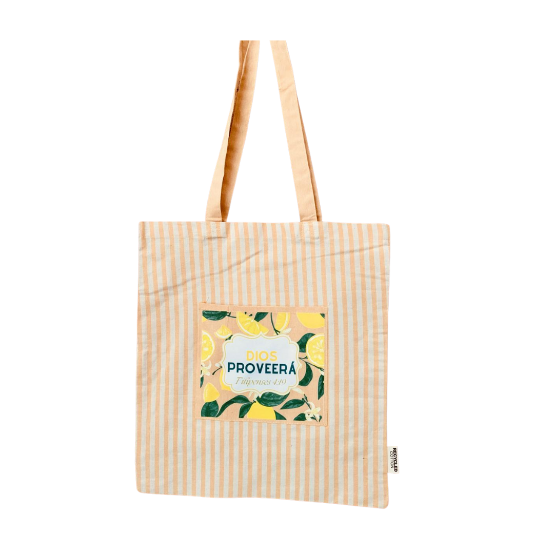 BOLSA DE TELA -DIOS PROVEERÁ  Filipenses 4:19 UT bags