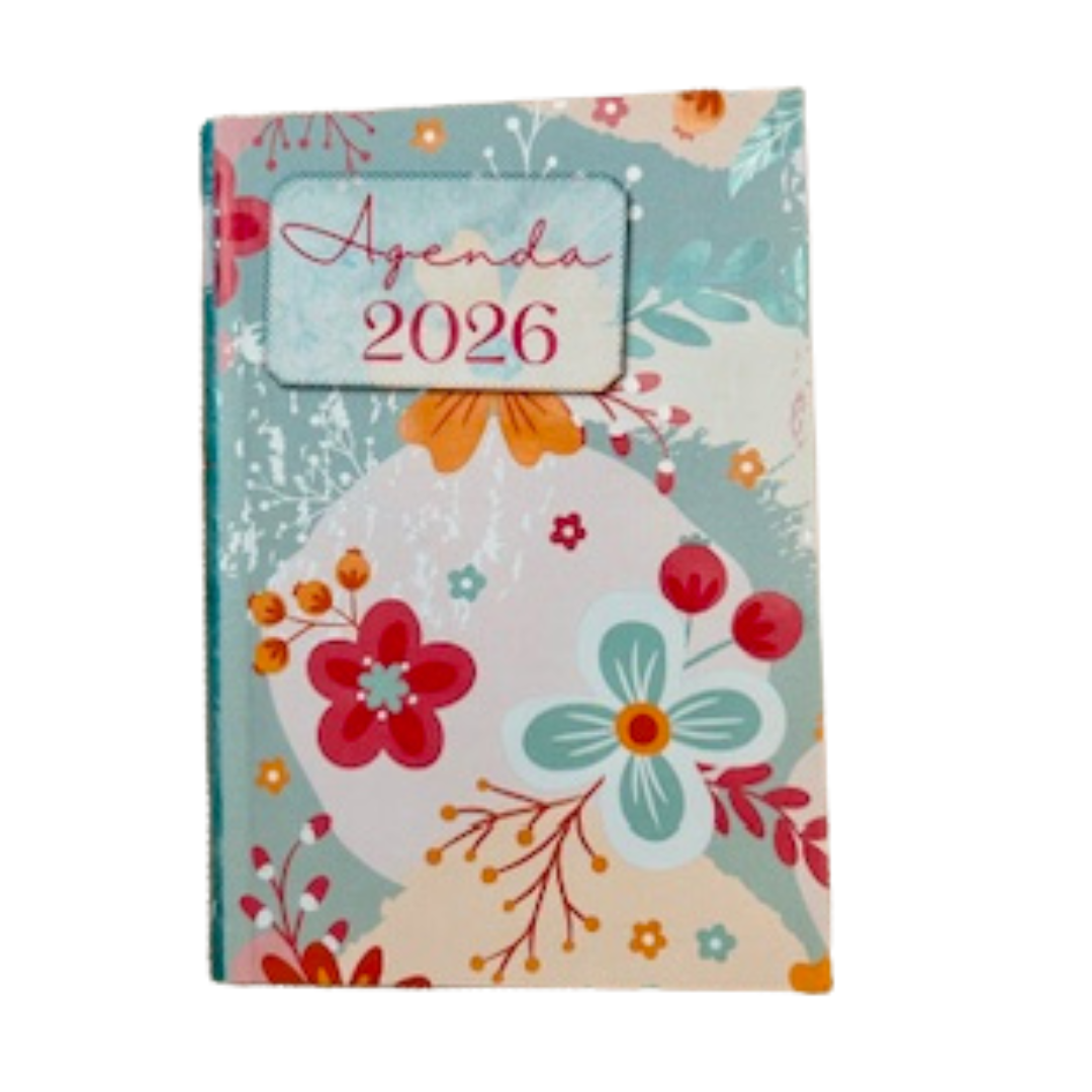 AGENDA 2026 TESOROS DE SABIDURÍA -Flores geométricas